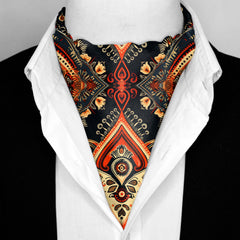 WINTER ETHNIC SILK ASCOT – PREMIUM COLLECTION