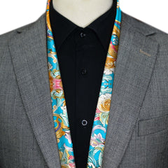 ELEGANCE COLORFUL FLORAL MEN SCARF- PREMIUM COLLECTION