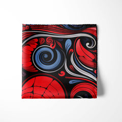 LOVE HEARTS SILK POCKET SQUARE - VALENTINE DAY COLLECTION