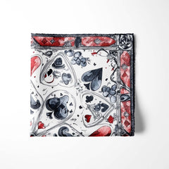 MONOCHROMATIC SILK POCKET SQUARE