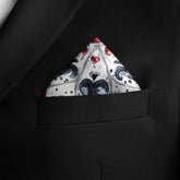 MONOCHROMATIC SILK POCKET SQUARE