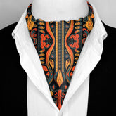 ETHNIC ANTIQUE SILK ASCOT – PREMIUM COLLECTION
