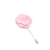 PINK FLORAL LAPEL PIN