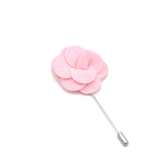 PINK FLORAL LAPEL PIN