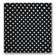 BLACK POLKA DOTS SILK POCKET SQUARE