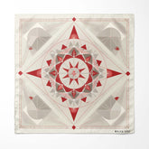 BEAUTIFUL STAR GEOMETRIC SILK ASCOT AND POCKET SQUARE SET – PREMIUM COLLECTION