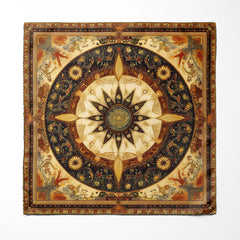 MEDIEVAL TAPESTRY SILK POCKET SQUARE