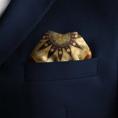 MEDIEVAL TAPESTRY SILK POCKET SQUARE