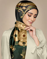 BAROQUE MOTIF SILK WOMEN HIJAB – PREMIUM COLLECTION