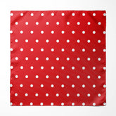 RED POLKA DOTS SILK POCKET SQUARE