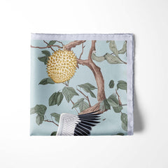 DANCING CRENIES SILK POCKET SQUARE