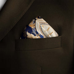 CLASSIC BAROQUE SILK POCKET SQUARE