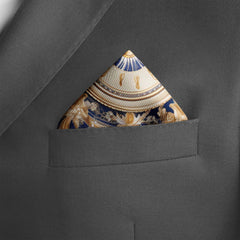 CLASSIC BAROQUE SILK POCKET SQUARE
