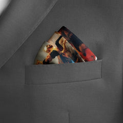 TURKIC ORIGIN SILK POCKET SQUARE