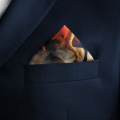 TURKIC ORIGIN SILK POCKET SQUARE