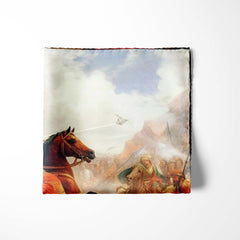 TURKIC ORIGIN SILK POCKET SQUARE