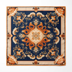 LUXURY VINTAGE SILK POCKET SQUARE