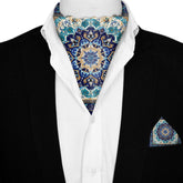 NAVARAH SILK ASCOT AND POCKET SQUARE SET – PREMIUM COLLECTION