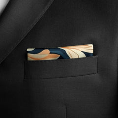 Floral Pocket Square | Men's Pocket Square | Black Wolf