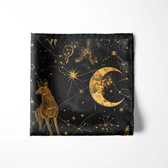 DEER SUN SILK POCKET SQUARE
