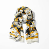 ETHNIC ABSTRACT MEN SCARF AND POCKET SQUARE SET – PREMIUM COLLECTION
