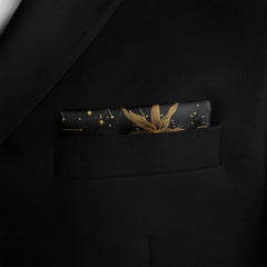 DEER SUN SILK POCKET SQUARE