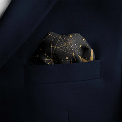 DEER SUN SILK POCKET SQUARE
