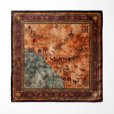 CARAVANA SILK ASCOT AND POCKET SQUARE SET – PREMIUM COLLECTION