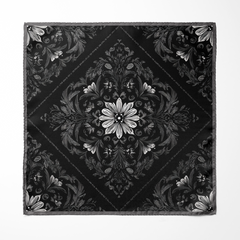 OBSIDIAN SILK ASCOT – PREMIUM COLLECTION