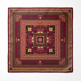 MANDALA FORT SILK ASCOT – PREMIUM COLLECTION