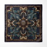 BARZIN SILK ASCOT AND POCKET SQUARE SET – PREMIUM COLLECTION