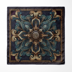 BARZIN SILK ASCOT AND POCKET SQUARE SET – PREMIUM COLLECTION