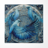 CELESTE SILK ASCOT AND POCKET SQUARE SET – PREMIUM COLLECTION