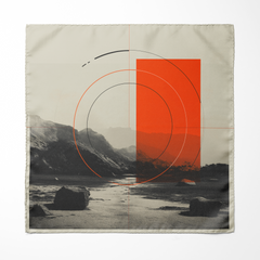 HORIZEN SILK POCKET SQUARE