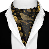 NOIR FAUNA SILK ASCOT – PREMIUM COLLECTION
