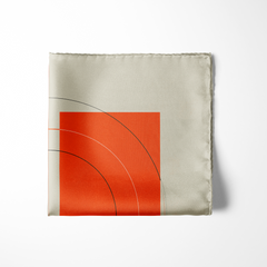 HORIZEN SILK POCKET SQUARE