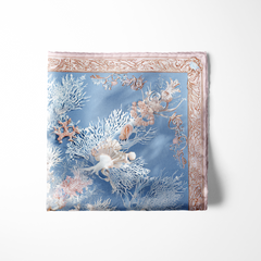 CORALIA SILK POCKET SQUARE