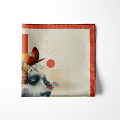 AWAKENING SILK POCKET SQUARE