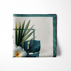 FLORANTA SILK POCKET SQUARE
