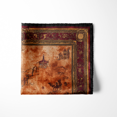 CARAVANA SILK POCKET SQUARE