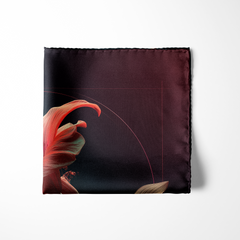 FLAREBLOOM SILK POCKET SQUARE