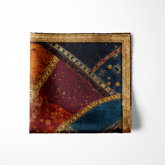 MOSAICO SILK POCKET SQUARE