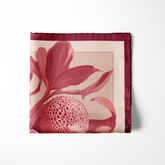 LYCHEORA SILK POCKET SQUARE