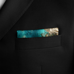 AZURALIS SILK POCKET SQUARE