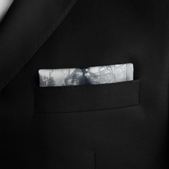 VEINSCAPE SILK POCKET SQUARE