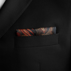 DRAVON SILK POCKET SQUARE