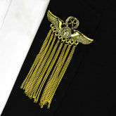 GOLDEN EAGLE WING BROOCH