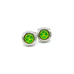 CRIMISON DIAMOND CUFFLINKS