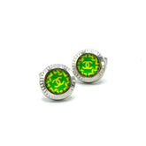 CRIMISON DIAMOND CUFFLINKS