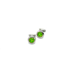 CRIMISON DIAMOND CUFFLINKS